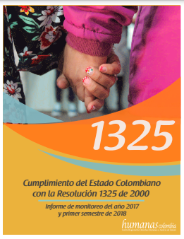 Cumplimiento del Estado Colombiano con la Resolución 1325 de 2000 (2017-2018)