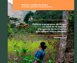 Lanzamiento de la publicación: Políticas y programas de drogas con base en la realidad y la agencia de las mujeres que cultivan coca y amapola