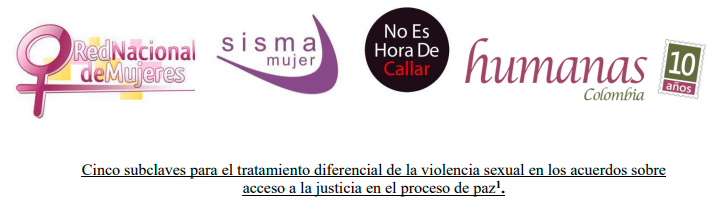 Cinco subclaves para el tratamiento diferencial de la violencia sexual – acceso a la justicia